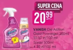 Jaśmin Vanish Oxi Action Gold Powergel oferta
