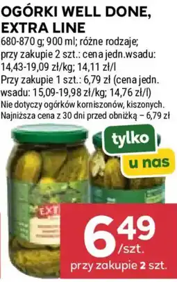 Stokrotka Ogórki Well Done, Extra Line oferta