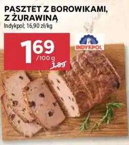 Stokrotka Pasztet z Borowikami, z Żurawiną Indykpol oferta