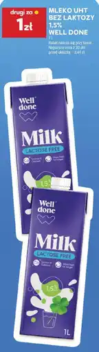 Stokrotka Mleko Uht bez laktozy 1,5% Well Done oferta