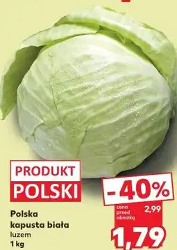 Kaufland Polska kapusta biała luzem oferta