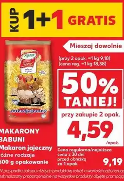 Kaufland Makaron jajeczny Makarony Babuni oferta