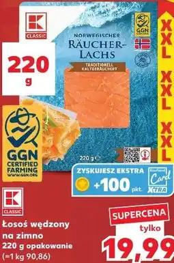 Kaufland K-Classic Łosoś wędzony na zimno oferta