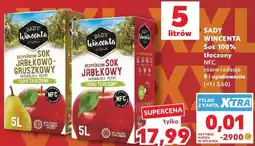 Kaufland Sady Wincenta Sok 100% tłoczony NFC oferta