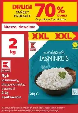 Kaufland K-Classic Ryż jaśminowy, długoziarnisty, basmati oferta
