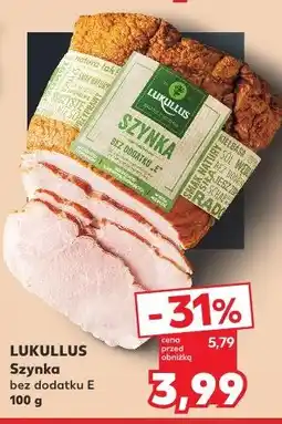 Kaufland Lukullus Szynka bez dodatku E oferta