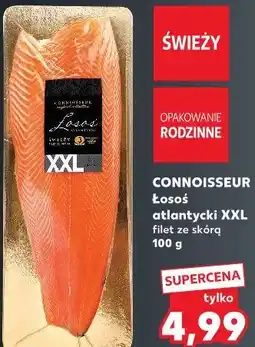 Kaufland CONNOISSEUR Łosoś atlantycki XXL filet ze skórą oferta