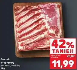 Kaufland Boczek wieprzowy bez kości, ze skórą oferta