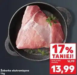 Kaufland Żeberka ekstramięsne oferta