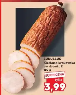 Kaufland Lukullus Kiełbasa krakowska bez dodatku E oferta