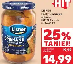 Kaufland Lisner Filety śledziowe opiekane oferta