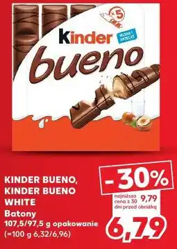 Kaufland Kinder Bueno, Kinder Bueno White Batony oferta