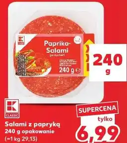 Kaufland K-Classic Salami z papryką oferta