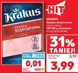 Kaufland Krakus Szynka eksportowa oferta