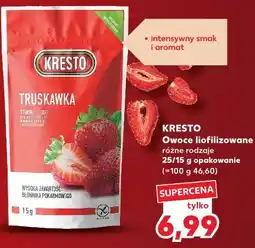 Kaufland Kresto Owoce liofilizowane różne rodzaje oferta