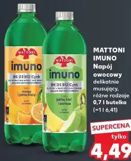Kaufland Mattoni Imuno Napój owocowy musujący oferta
