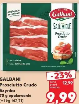 Kaufland Galbani Prosciutto Crudo Szynka oferta