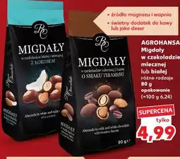 Kaufland Agrohansa Migdały w czekoladzie oferta