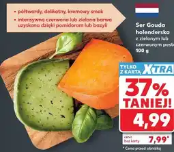 Kaufland Ser Gouda holenderska z zielonym lub czerwonym pesto oferta