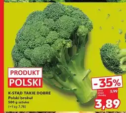 Kaufland K-STĄD TAKIE DOBRE Polski brokuł oferta