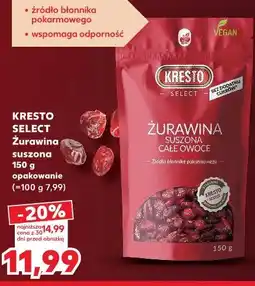 Kaufland Kresto Select Żurawina suszona oferta