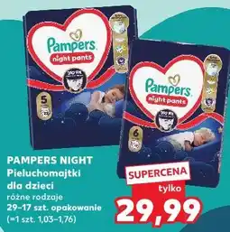 Kaufland Pampers Night Pants Pieluchomajtki dla dzieci oferta