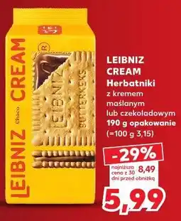 Kaufland Leibniz Cream Herbatniki oferta