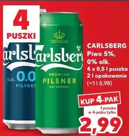 Kaufland Carlsberg Piwo 5%, 0% alk oferta