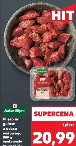 Kaufland Stoisko Mięsne Mięso na gulasz z udźca wołowego oferta