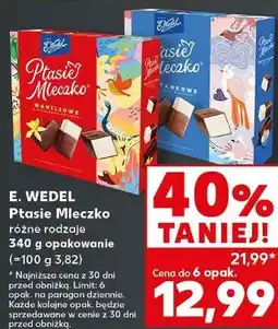 Kaufland E. Wedel Ptasie Mleczko oferta