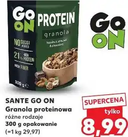 Kaufland Sante Go On Granola proteinowa oferta