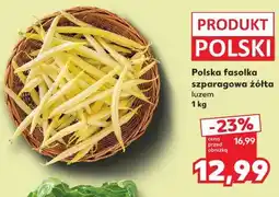 Kaufland Polska fasolka szparagowa żółta luzem oferta