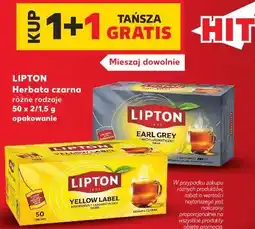 Kaufland Lipton Herbata czarna różne rodzaje oferta