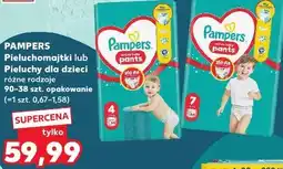 Kaufland Pampers Pieluchomajtki lub pieluchy dla dzieci oferta