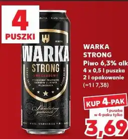 Kaufland Warka Strong Piwo 6,3% alk oferta