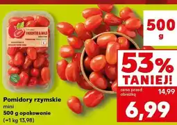 Kaufland Pomidory rzymskie mini oferta