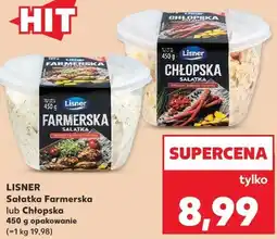 Kaufland Lisner Sałatka Farmerska lub Chłopska oferta