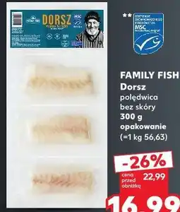 Kaufland Family Fish Dorsz polędwica bez skóry oferta