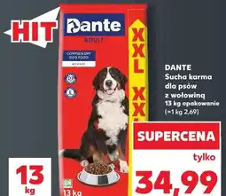 Kaufland DANTE Sucha karma dla psów z wołowiną oferta