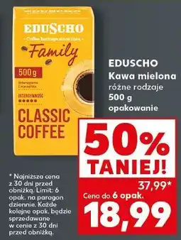 Kaufland Eduscho Kawa mielona Family oferta