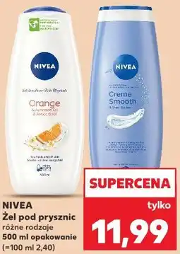 Kaufland Nivea Żel pod prysznic różne rodzaje oferta