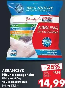 Kaufland Abramczyk Miruna patagońska filety ze skórą oferta