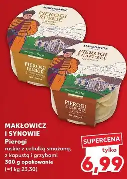 Kaufland Makłowicz i Synowie Pierogi ruskie, z kapustą i grzybami oferta