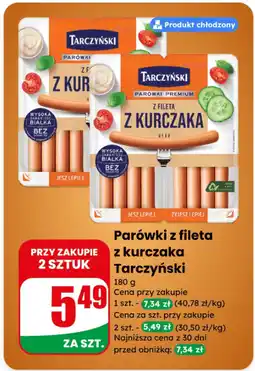 Dino Parówki z fileta z kurczaka Tarczyński oferta