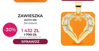 Zawieszka złoto 585 ZW-002445 Briju