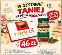 Prim Market Zestaw bombonierka Merci 250 g + kawa rozpuszczalna Jacobs Krönung 200 oferta