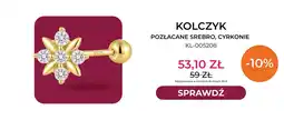 Briju Kolczyk pozłacane srebro cyrkonie KL-005208 Briju oferta