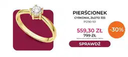 Briju Pierścionek cyrkonia złoto 333 P1290-101 Briju oferta