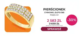 Briju Pierścionek cyrkonie złoto 585 P0685-101 Briju oferta