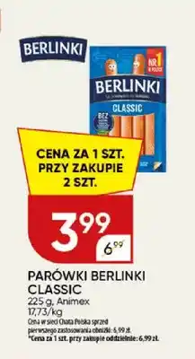 Chata Polska Parówki Berlinki Classic Animex oferta